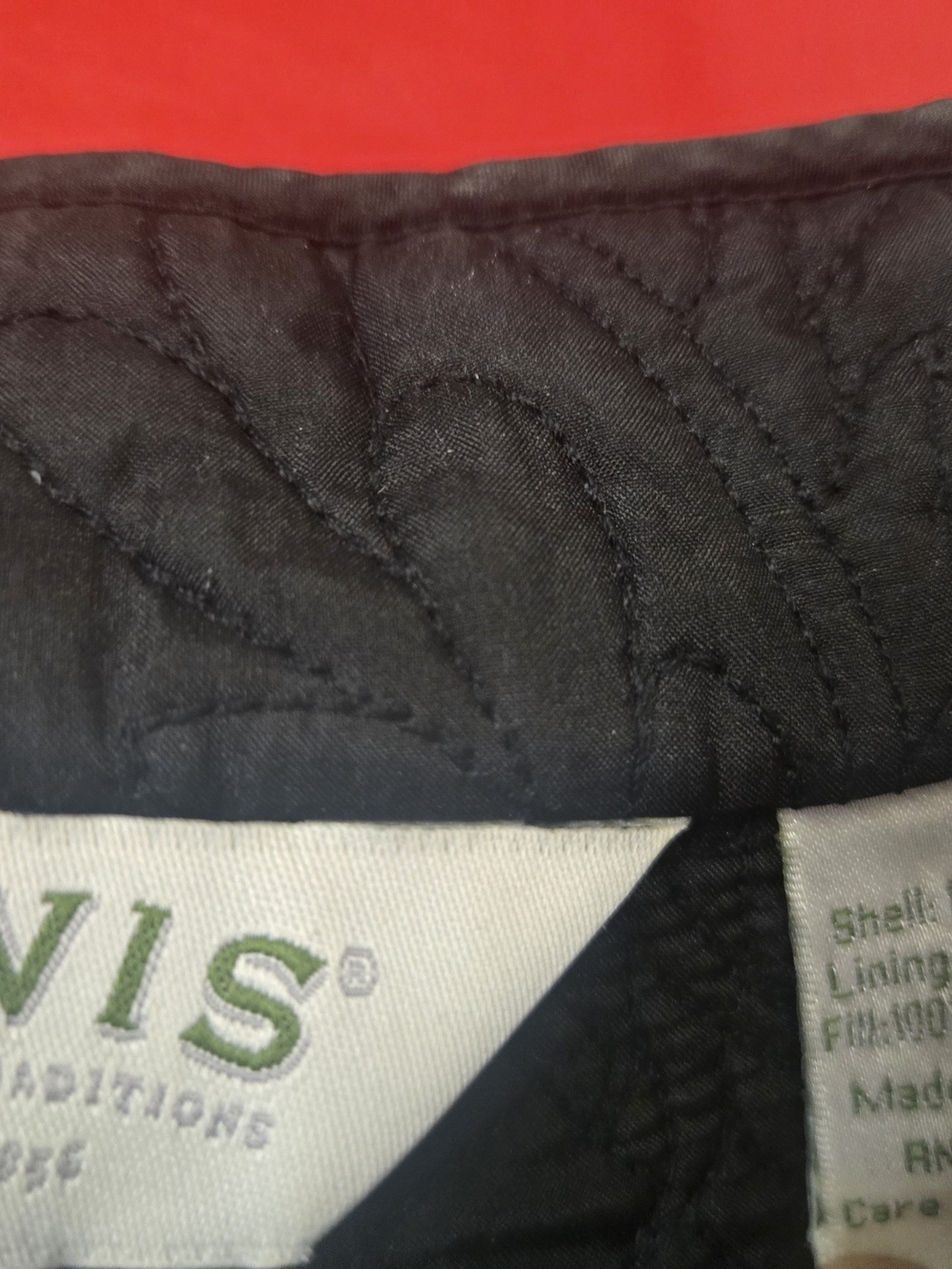 Black  Silk Quilted Stand-Collar Vest - Picture 4 of 4